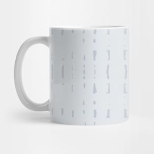 Abstract vertical stripes on a steel blue background Mug